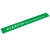 海斯迪克 HK-811 地面标识贴(2张) 温馨提示贴纸 耐磨地贴 请在一米线外 绿10*100cm