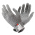兴选工品 HPPE五级防割手套 劳保作业防划伤玻璃切割安全防护手套可定制 M22CM*WTFG 
