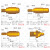 弹簧探针定位模具顶针测试针平圆头螺丝螺纹探针大电流螺纹弹簧针 TH096