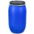 艾科堡100升铁箍桶化工抱箍桶原料桶耐酸碱化工桶开口废液泔水桶/酿酒桶