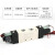 山耐斯TWSNS 气动电磁阀二位五通双电控制阀欧标4V420-15/DC24V