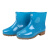 回力 女款低筒雨靴553防滑牛筋底工作水鞋 低筒蓝色 36码