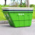 格圣奇垃圾车车体大号物业环卫车车体户外垃圾箱C5256绿色400L带盖