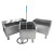 海斯迪克 HKhf-10 不锈钢拖把池 学校单位食堂拖布池 洗物池 80*41*55cm