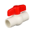 BANGQIU PVC给水管材胶粘管道塑料水管子 PVC球阀25mm
