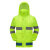 通达雨 反光雨衣交通路政救援工作服套装 TDY-004-荧光绿色-M