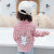 梵香朵女童春秋装2款韩版1-3-8岁宝宝儿童格子衬衣小童衬衫洋气外套6 粉色 80