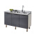 品味空间 厨房灶台橱柜不锈钢一体碗柜1.2米右双盆【可选左】CG-57