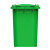 科力邦（Kelibang) 户外垃圾桶 大号加厚50L新国标分类垃圾桶带盖物业商用环卫垃圾桶 绿色 KB5100 厨余垃圾