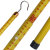 伸缩测高杆电力绝缘测高杆测量杆测高杆6-18米 加强款-黄色 10米