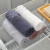 爱米粒的家 擦手巾纯棉可挂式 吸水 厨房擦手毛巾 卫生间 咖色+浅灰+深灰 3条装 34*34cm