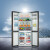 格兰仕(Galanz)冰箱 家用500升大容量  风冷无霜 节能防串味超薄四开门电冰箱 BCD-503WTE