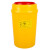 金诗洛 KSL927 锐器盒 (5个）卫生所 诊所利器盒 小型废物桶 垃圾桶 圆形5L