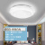 LED吸顶灯阳台灯卧室灯圆形简约现代过道厨房卫生间走廊客厅灯具 钻石白40cm白光36w