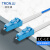 创优捷 光纤跳线 铠装 单纤 LC/UPC-LC/UPC-单模-G.652D-3mm-500M-LSZH-蓝色