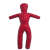 百舸 安防用防身锻炼假人 消防演练假人 人形沙袋红色K005款高120cm重20Kg