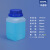 玛仕福 大口样品瓶 化工试剂瓶 广口密封塑料方瓶 500ml 半透明色(配蓝色盖)128个/整件