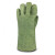 者也 500度耐高温手套 加长隔热工业铸造防烫手套 军绿+掌托