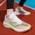 YIDI跑步鞋男飞电3专业竞速小碳板跑鞋超轻20回弹减震透气飞马运动鞋 黑色气垫款 44