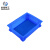 米奇特工 加厚塑料周转箱 零件盒元件盒 收纳箱物料盒收纳盒   蓝色350*250*95