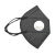 耐呗斯（NABES）9515VCP折叠耳带有阀防酸口罩（常规款）1盒