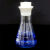玻璃三角烧瓶锥形瓶实验室加热高硼硅带塞刻度大口三角瓶硅胶塞子 浅棕色 三角烧瓶刷250ml(1支)