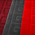 冰禹 BYlj-145 PVC压花拉绒地毯 走廊过道门垫 酒店防滑地垫 暗红色0.9m宽*15m（整卷）