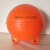 定制高强度塑料浮球ABS双耳加筋圆型航道设施警示水上划赛道渔网浮标 直径26cm光面双耳球橙色(橙白)