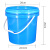金固牢（KINCOOL） 圆形塑料桶 KCzy-103 白色 26*26**26cm