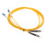 利合光电（LHG）光纤跳线LC-ST单模万兆双芯光纤线缆两端双头跳纤2.0尾纤LSZH外披 5米
