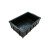 塑料防静电方盘长方形方盘加厚元件盒物料盒零件盒工具周转箱黑色胶盘 01号150*100*50mm