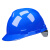 隆得防护 安全帽加厚玻璃钢施工abs透气工程监理安全头盔印字 红色（帽衬：一指键）