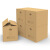 勤致（QINZHI） 纸箱 60×40×50cm（5个装）打包快递纸箱子公司搬家箱仓库包装搬运纸箱整理箱 QZ002B 无扣手
