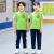 庄慕妍幼儿园园服夏季套装儿童运动会班服夏季短袖T恤中小学生校服 绿色女生三件套 140cm