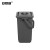 安赛瑞 塑料水桶 带盖手提垃圾桶 20L 厨余垃圾分类餐厨方桶 灰色 710048