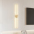 豪盛特极简长条led壁灯现代轻奢客厅沙发背景墙灯简约北欧创意卧室床头灯具 金色 100CM 白光
