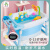 青蛙嘟迪（DuDi）儿童浴桶可折叠 婴儿洗澡桶游泳池 带温度计大号加厚泡澡桶 新生儿用品 粉色+洗澡垫