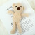 泰迪熊挂件 毛绒公仔玩具学生韩版包包装饰挂件儿童卡通小熊可爱 小号泰迪熊2个装 20CM挂件