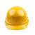 代尔塔/DELTAPLUS 102011 PP无孔黄色安全帽1顶+1个logo双色单处印制 不含车贴编码建筑工地施工头盔企业定制
