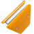 康格雅 梯形轮廓标 双面矩形三角警示标 安全诱导标附着式护栏反光标 黄白110*50*48*72mm
