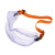 霍尼韦尔（Honeywell）1006193 V-maxx聚碳酸酯镜片 防雾护目镜 布质橙色头带 透明镜片 1副【可定制】