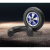 光冠 橡胶实心手推车轮子8/10/14两轮带轴轱辘350-4/300-8老虎车轮胎定制定制 蓝色