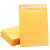 黄色牛皮纸气泡袋防震快递包装打包袋自封袋信封泡泡袋子文 13×13+4cm一箱 590个