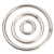 冰禹 不锈钢圈焊接钢环 实心圆环O型环 M4×50（10个）BK-15