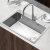 荣事达（Royalstar）304不锈钢水槽 洗碗池大容量单槽厨房洗菜盆一体盆配抽拉龙头
