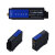 无线远程433M射频串口透传RS232/485收发数传电台模块 USB-LORA-胶棒天线 USB转rtu无线