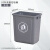 定制适用无盖长方形大垃圾桶商用餐饮大号厨房户外垃圾箱学校大容量 10L无盖长方形X桶.灰色
