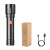 圣菲火LED强光手电筒 Type-c充电P70变焦应急多功能手电筒 橙色按钮(裸灯+线)