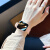 小米手机适用智能手表女款多功能检测心率血压情侣运动手表 小蛮腰奶油杏限定款
