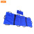 钢米 牛津布折叠软担架 展开尺寸1800×670mm 折叠尺寸500×270mm 蓝色 带包 1套/箱 套